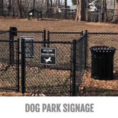 CAD Drawings Gyms For Dogs Dog Park Rules And Welcome Sign